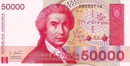 CROATIA - HRVATSKA -  50000 Dinara 1993 - Kroatien