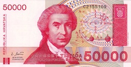CROATIA - HRVATSKA -  50000 Dinara 1993 - Croazia