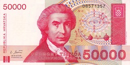 CROATIA - HRVATSKA -  50000 Dinara 1993 - Croazia
