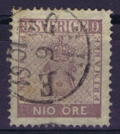 Sweden  Mi Nr 8a   Gestempelt/used/obl. - Used Stamps