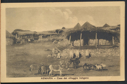 °°° 2263 - ERITREA - ASMARA - CASA DEL VILLAGGIO INDIGENO °°° - Eritrea