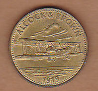 AC -  ALCOCK & BROWN 1919 SHELL TOKEN - JETON - Monedas / De Necesidad