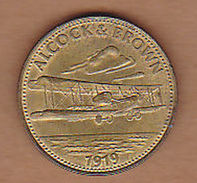 AC -  ALCOCK & BROWN 1919 SHELL TOKEN - JETON - Notgeld