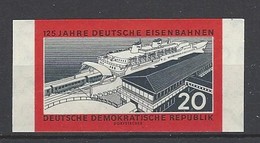 DDR - Mi-Nr. 805 B - 125 Jahre Deutsche Eisenbahnen Postfrisch (1) - Nuevos