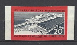 DDR - Mi-Nr. 805 B - 125 Jahre Deutsche Eisenbahnen Postfrisch (2) - Nuevos