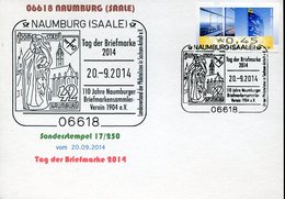 19959 Germany, Special Card And Postmark 2014 Naumburg,, Uta, Naumburger Dom - Christendom