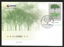 J) 2011 ARGENTINA, INTERNATIONAL YEAR OF THE FOREST, FDC - Cartas & Documentos
