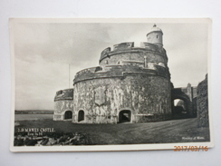 Postcard St Mawes Castle Falmouth Cornwall PU 1948 Real Photo My Ref B1987 - Falmouth