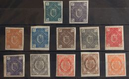 Andorra. */(*) NE1/12s Serie Completa. NO EMITIDA Y SIN DENTAR. MAGNIFICA. (Edifil 2017: 43€) - Otros & Sin Clasificación