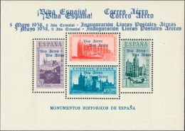 Burgos. * 48he, 49he Serie Completa. Variedad Sin El "6" En "1936". MAGNIFICA Y RARA. (Edifil 2011: 118€) - Otros & Sin Clasificación