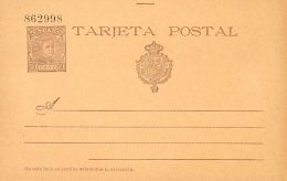 (*) EP37 10 Cts Castaño Claro Sobre Tarjeta Entero Postal. MAGNIFICA. (Edifil 2017: 40€) - Otros & Sin Clasificación