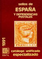 JUEGO DE TRES CATALOGOS ESPECIALIZADOS EDIFIL DE DEPENDENCIAS POSTALES, De Tres Ediciones Diferentes Las Correspondiente - Andere & Zonder Classificatie