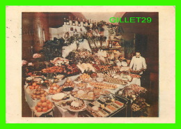 ROMA, ITALIA - RISTORANTE PASSETTO DI ROMA - EXPOSIZIONE DI ALCUNE SPECIALITA E PRIMIZIE DELLA - TRAVEL IN 1952 - - Bares, Hoteles Y Restaurantes