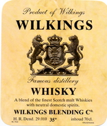 Etiket étiquette Wilkings Whisky 35° - Whisky