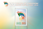 South Africa - 2014 20 Years Of Freedom MS (**) - Ongebruikt