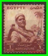 EGIPTO   -  EGYPT  -  SELLOS DE  1954  Farmer - Usati