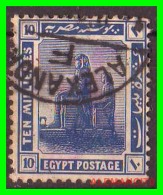 EGIPTO   -  EGYPT  -  SELLOS DE  1914  Colossi Of  Thebes - Usati
