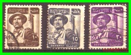 EGIPTO   -  EGYPT  -  SELLOS DE  1953  Soldier - Usados