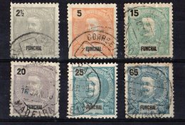 Portugal  Funchal 1897 - 1905  Lot De 6 Timbres  Valeurs Différentes - Funchal