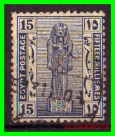 EGIPTO   -  EGYPT  -  SELLO  AÑO  1921  Statue Of Ramses II - 1915-1921 Brits Protectoraat