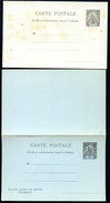IVORY COAST Postal Cards #1-2 Mint 1892 - Lettres & Documents