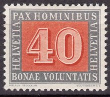 Switzerland 1945 PAX Mi#451 Mint Hinged - Neufs