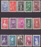 Monaco 1942 Yvert#234-248 Mi#276-287 Mint Hinged - Unused Stamps