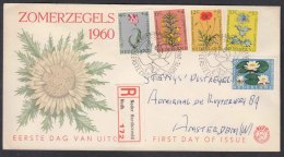 Netherlands Flowers 1960 FDC - Cartas & Documentos