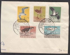 Netherlands Birds 1961 Canceled Piece - Storia Postale