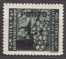 Istria Litorale Yugoslavia Occupation, Porto 1946 Sassone#16 Overprint I, Mint Never Hinged - Occup. Iugoslava: Istria