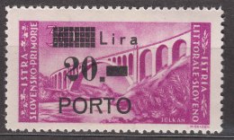 Istria Litorale Yugoslavia Occupation, Porto 1946 Sassone#12 Mint Never Hinged - Jugoslawische Bes.: Istrien