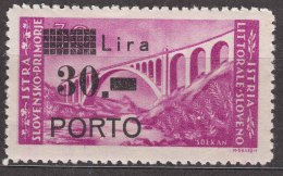 Istria Litorale Yugoslavia Occupation, Porto 1946 Sassone#13 Mint Never Hinged - Occ. Yougoslave: Istria