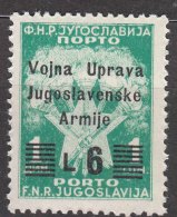 Istria Litorale Yugoslavia Occupation, 1947 Porto Sassone#22 Mint Hinged - Joegoslavische Bez.: Istrië