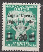 Istria Litorale Yugoslavia Occupation, 1947 Porto Sassone#24 Mint Hinged - Occ. Yougoslave: Istria