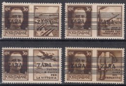 Germany Occupation Of Zadar (Zara) 1943 Mi#36 With War Propaganda Motives I-IV, Mint Hinged - Besetzungen 1938-45