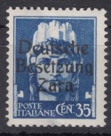 Germany Occupation Of Zara (Zadar) 1943 Mi#7 Mint Hinged - Occupation 1938-45