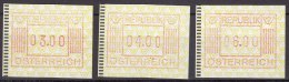 Austria Machine Stamps, Automatmarken 1983 - Franking Machines (EMA)