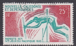 New Caledonia SG 490 1971 4th South Pacific Games 25 F Pole-Vaulting Used - Used Stamps