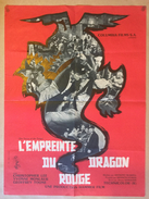Affiche Cinéma Originale Film L'EMPREINTE DU DRAGON ROUGE THE TERROR OF THE TONGS  ANTHONY BUSHELL Avec CHRISTOPHER LEE - Affiches & Posters