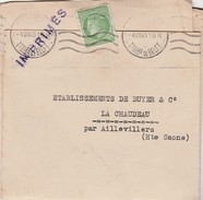 Timbre 80 C Cérès Mazelin / 1945 / N° 675 Y&T / Seul Sur Lettre - Autres & Non Classés
