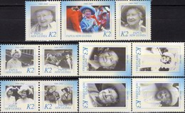 Memorial Queen Mum 2002 Papua New Guinee 931/41 Out KB/Block 22/23 ** 28€ Porträt Blocs Ms Royal Sheets Bf Oceanien - Mother's Day