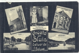 NEDERLAND - PAYS BAS - ZELANDE - SLUIS - L'ECLUSE - OOSTBURG - Carte Multivues - Sluis