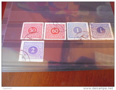 TIMBRE DE TCHECOSLOVAQUIE YVERT N° 60.63 - Dienstzegels