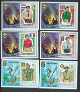 Scoutisme. 25 Blocs Oblitérés Différents (Manama, Ajman) Baden Powell - Used Stamps