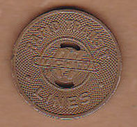 AC -  WICHITA RAPID TRANSIT LINES STUDENT GOOD FOR ONE FARE TOKEN - JETON - Monedas/ De Necesidad