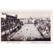 Delcampe - HLVTP7395-LFTD7483.Tarjeta Postal DE HUELVA.Edificios,arboles,farolas  Y Personas En La PLAZA DE LAS MONJAS En  HUELVA - Huelva