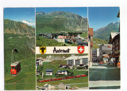 Delcampe - U313 Postcard - UR Uri - Andermatt, Kreuzungspunkt Der Alpenpasse - Furka, St Gotthard Und Oberalp _ NOT WRITED - Andermatt