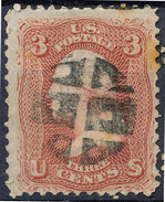 Stamp US Scott 88-94? Washington 3c Fancy Cancel Lot#1 - Nuevos