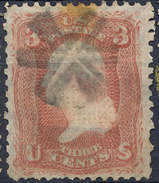 Stamp US Scott 88-94? Washington 3c Fancy Cancel Lot#4 - Unused Stamps