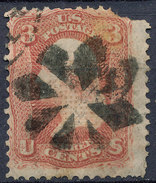 Stamp US Scott 88-94? Washington 3c Fancy Cancel Lot#28 - Unused Stamps